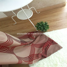 Traditional Red Color Polyester Shrinkage Yarn Curtain Fabric